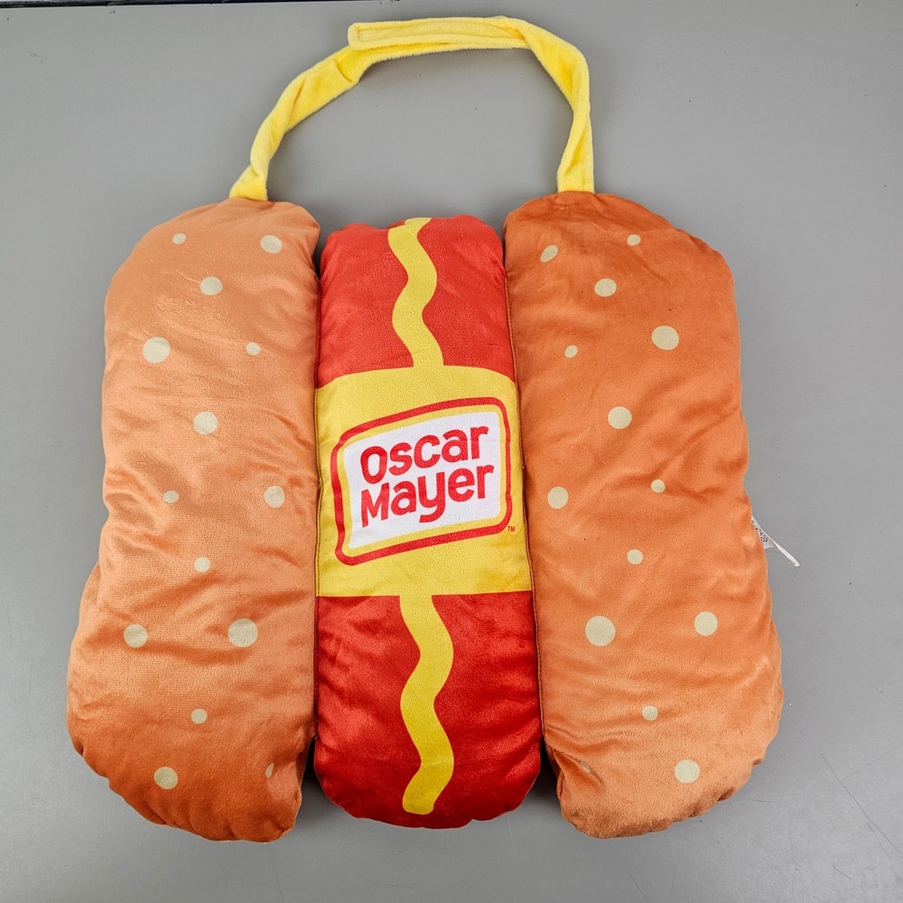 Oscar Mayer Wienermobile Hot Dog Pet Costume Large Plush Food Dog Outfit